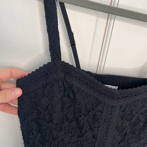 Hollister Women's Lace Crochet Strappy Mini Dress Size Small 90's Y2K Whimsigoth - Picture 4 of 14